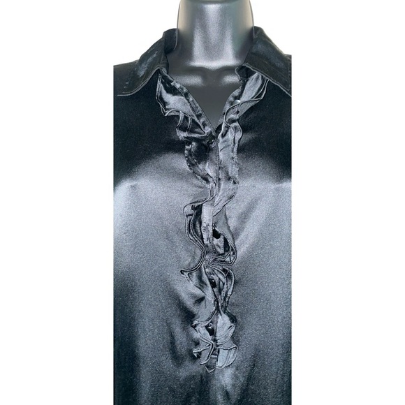 Express Design Studio Silk Shirt Dress - Picture 4 of 8